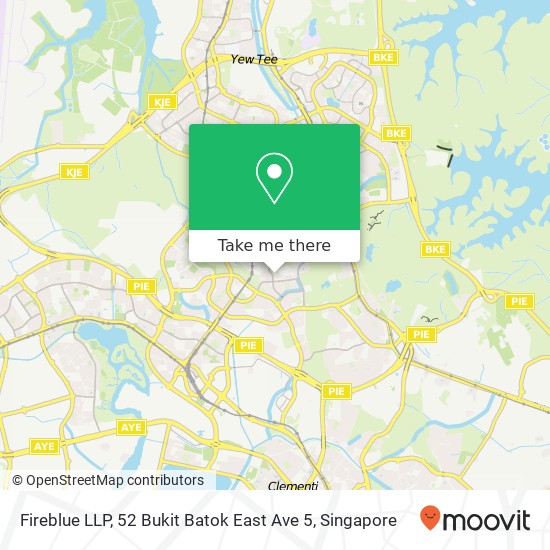 Fireblue LLP, 52 Bukit Batok East Ave 5 map