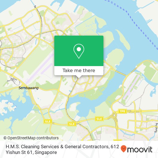H.M.S. Cleaning Services & General Contractors, 612 Yishun St 61地图