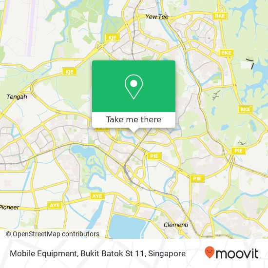 Mobile Equipment, Bukit Batok St 11地图