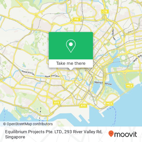 Equilibrium Projects Pte. LTD., 293 River Valley Rd地图