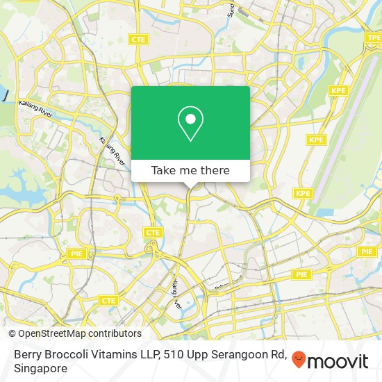 Berry Broccoli Vitamins LLP, 510 Upp Serangoon Rd地图