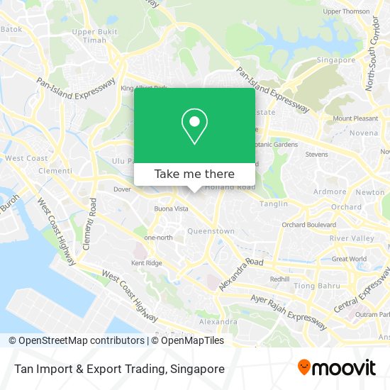 Tan Import & Export Trading map