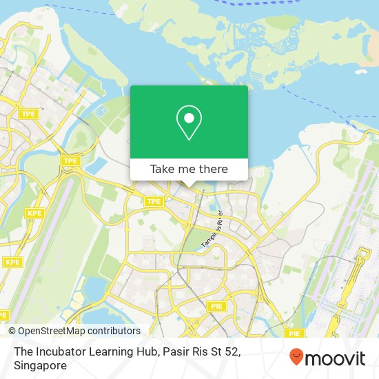 The Incubator Learning Hub, Pasir Ris St 52 map