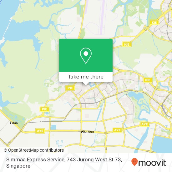 Simmaa Express Service, 743 Jurong West St 73地图