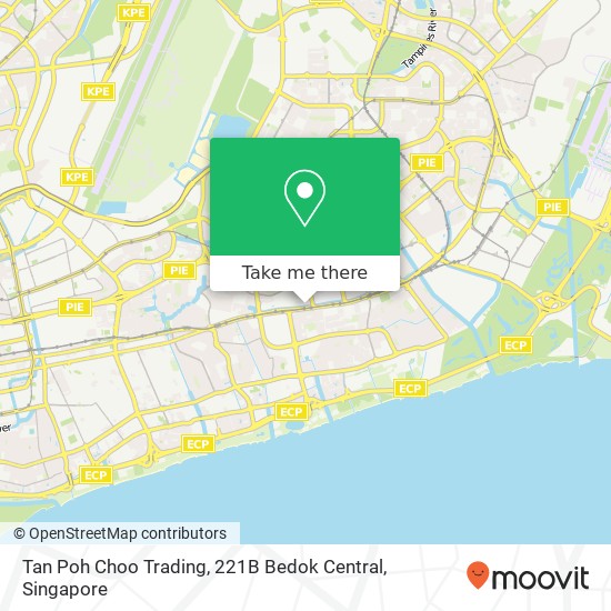 Tan Poh Choo Trading, 221B Bedok Central map