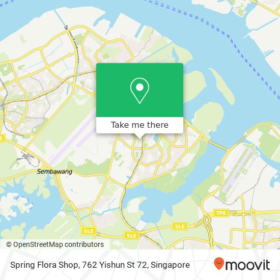 Spring Flora Shop, 762 Yishun St 72地图