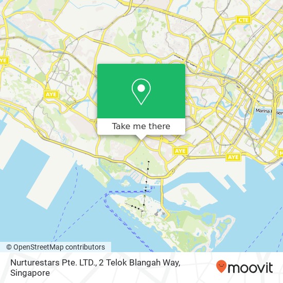 Nurturestars Pte. LTD., 2 Telok Blangah Way map