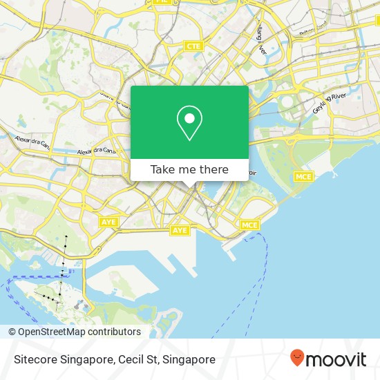 Sitecore Singapore, Cecil St地图