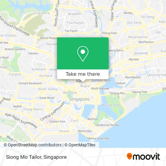 Siong Mo Tailor map