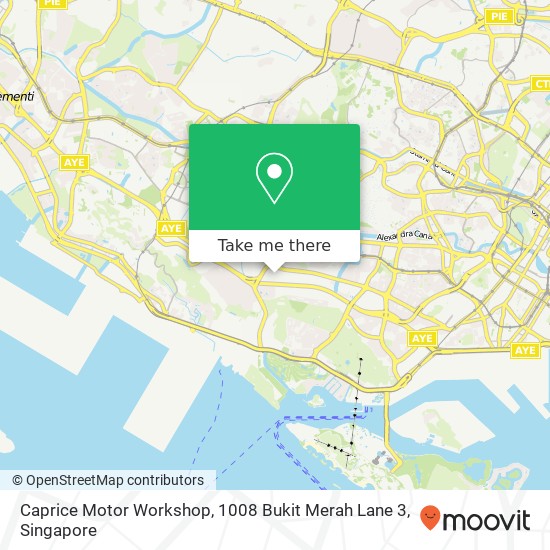 Caprice Motor Workshop, 1008 Bukit Merah Lane 3 map