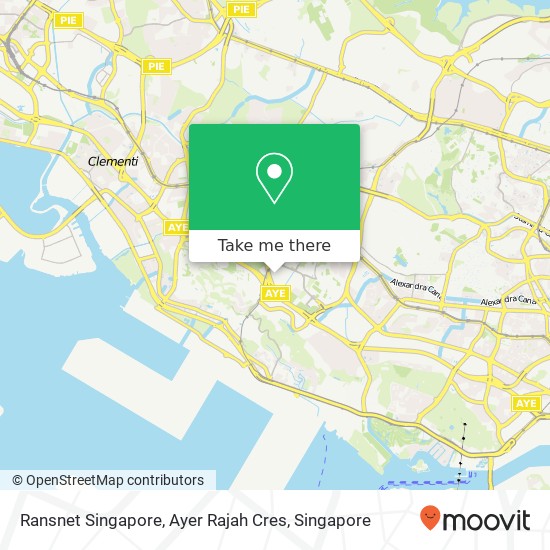 Ransnet Singapore, Ayer Rajah Cres map