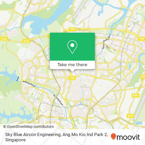 Sky Blue Aircon Engineering, Ang Mo Kio Ind Park 2 map