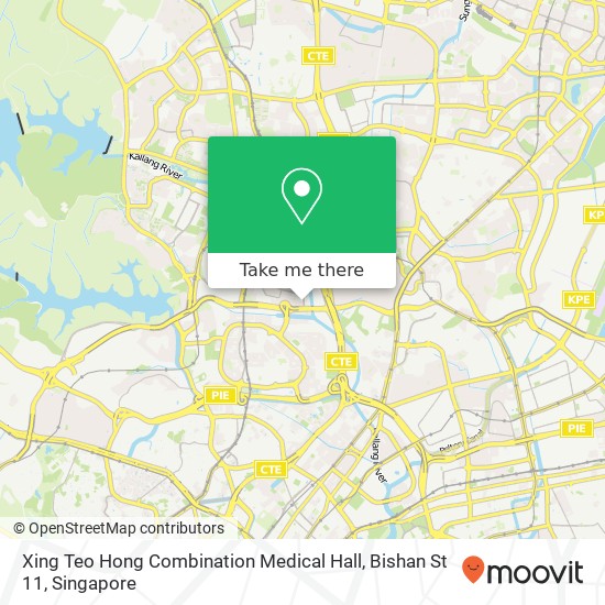 Xing Teo Hong Combination Medical Hall, Bishan St 11地图