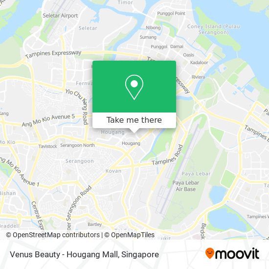 Venus Beauty - Hougang Mall map