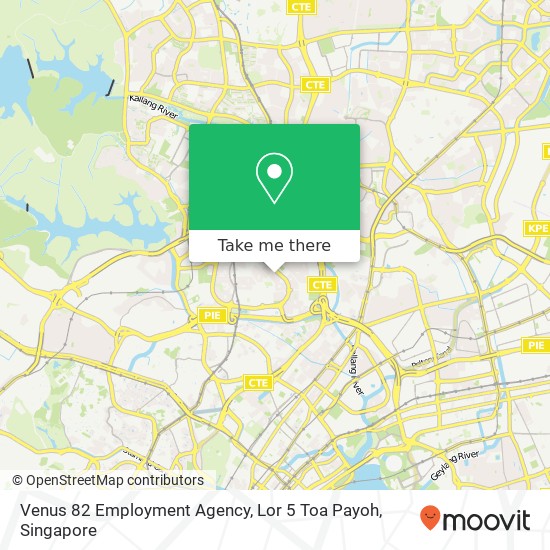 Venus 82 Employment Agency, Lor 5 Toa Payoh地图