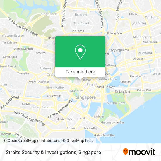 Straits Security & Investigations map