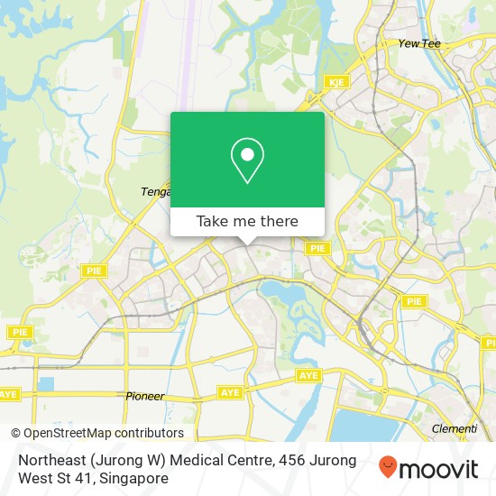 Northeast (Jurong W) Medical Centre, 456 Jurong West St 41 map