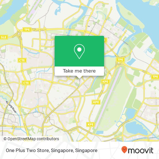 One Plus Two Store, Singapore map