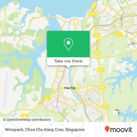 Winspack, Choa Chu Kang Cres map