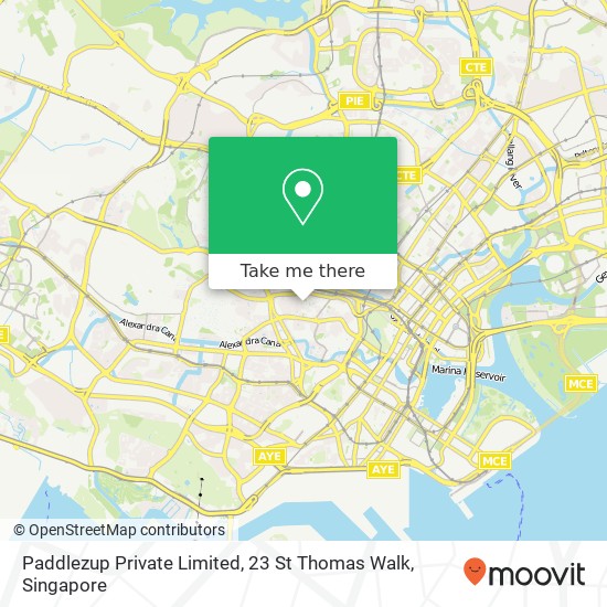 Paddlezup Private Limited, 23 St Thomas Walk地图