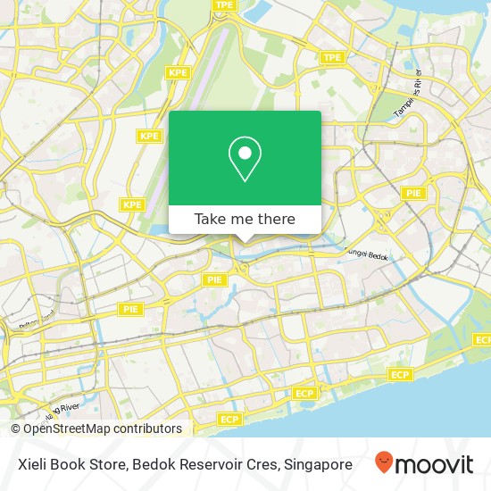 Xieli Book Store, Bedok Reservoir Cres map