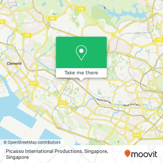 Picasso International Productions, Singapore map