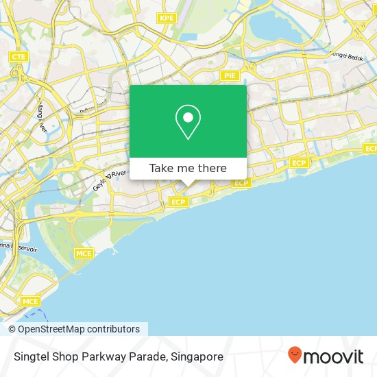 Singtel Shop Parkway Parade map
