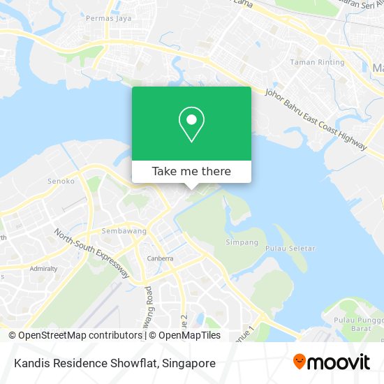 Kandis Residence Showflat map