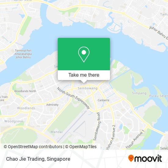 Chao Jie Trading map