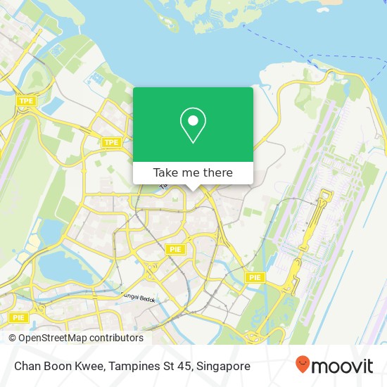 Chan Boon Kwee, Tampines St 45地图