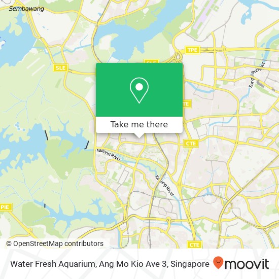 Water Fresh Aquarium, Ang Mo Kio Ave 3 map