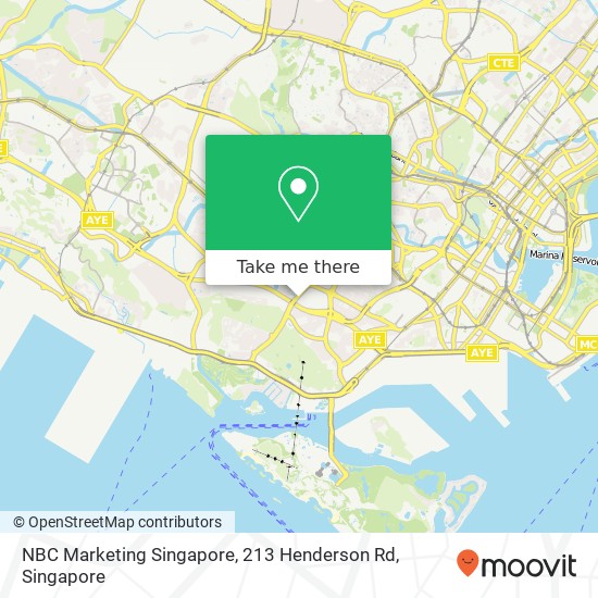 NBC Marketing Singapore, 213 Henderson Rd地图