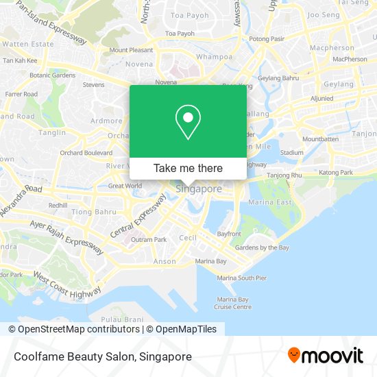 Coolfame Beauty Salon map