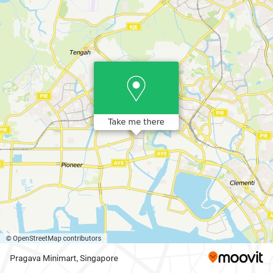 Pragava Minimart map