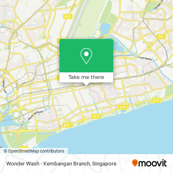 Wonder Wash - Kembangan Branch map