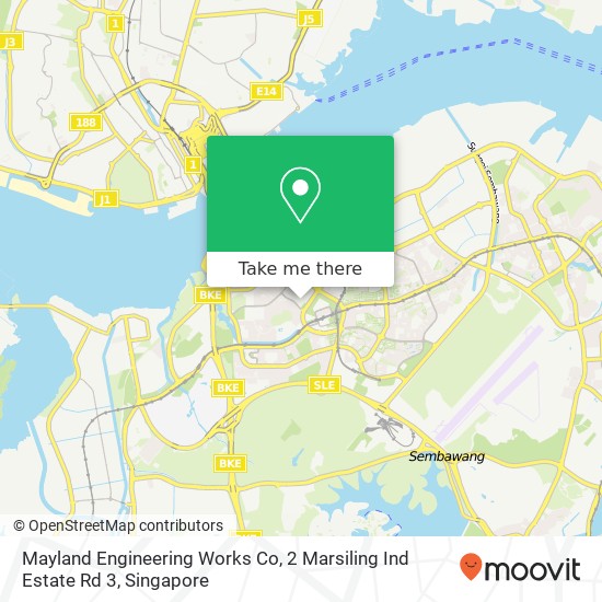 Mayland Engineering Works Co, 2 Marsiling Ind Estate Rd 3地图