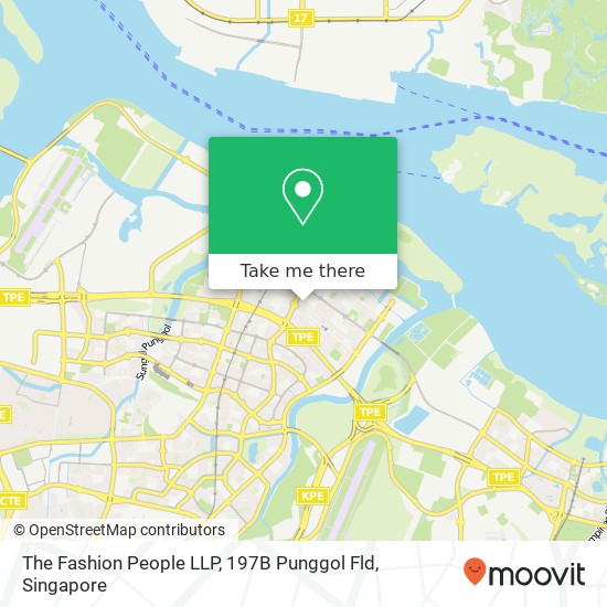 The Fashion People LLP, 197B Punggol Fld map