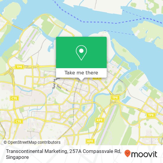 Transcontinental Marketing, 257A Compassvale Rd map