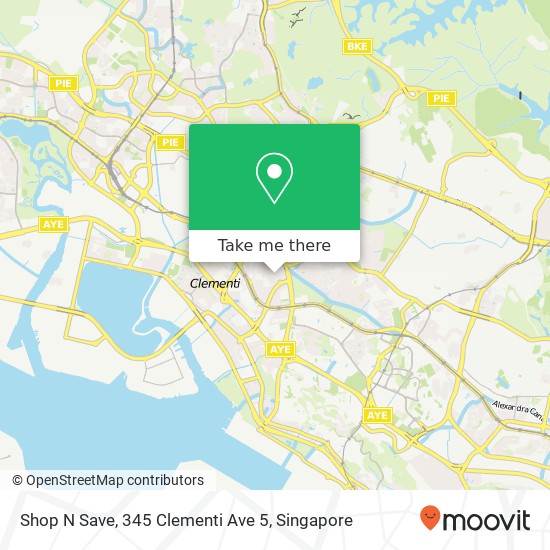 Shop N Save, 345 Clementi Ave 5 map