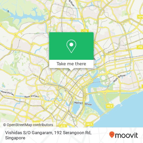 Vishidas S / O Gangaram, 192 Serangoon Rd地图