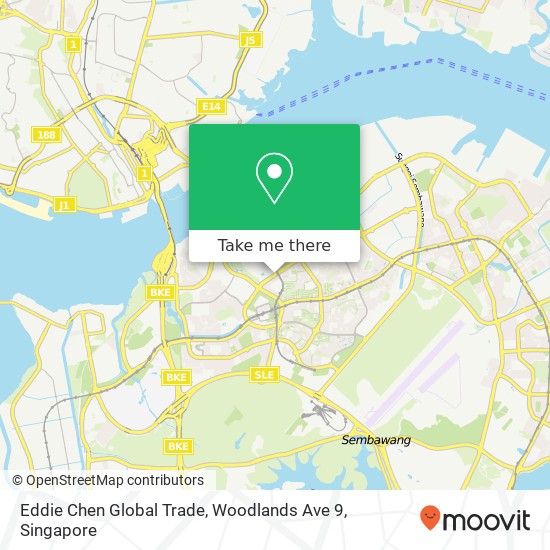 Eddie Chen Global Trade, Woodlands Ave 9 map