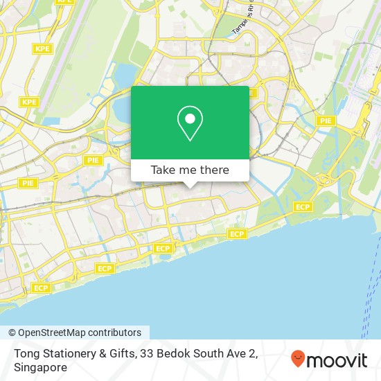 Tong Stationery & Gifts, 33 Bedok South Ave 2 map