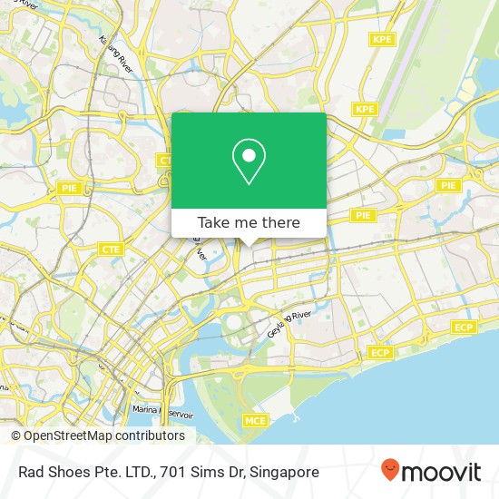 Rad Shoes Pte. LTD., 701 Sims Dr map