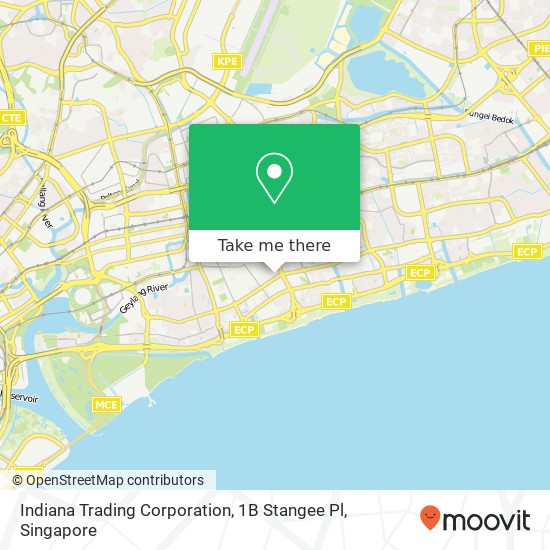 Indiana Trading Corporation, 1B Stangee Pl map