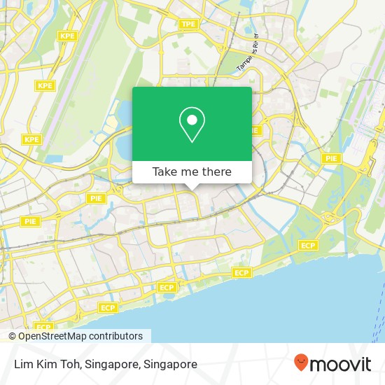 Lim Kim Toh, Singapore map
