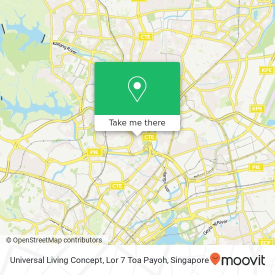 Universal Living Concept, Lor 7 Toa Payoh地图