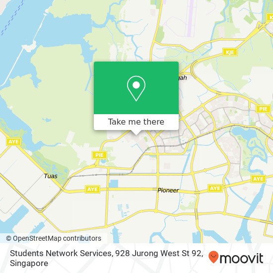 Students Network Services, 928 Jurong West St 92地图