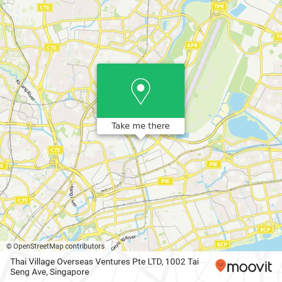 Thai Village Overseas Ventures Pte LTD, 1002 Tai Seng Ave map