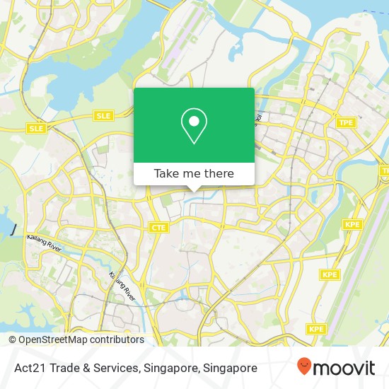 Act21 Trade & Services, Singapore map
