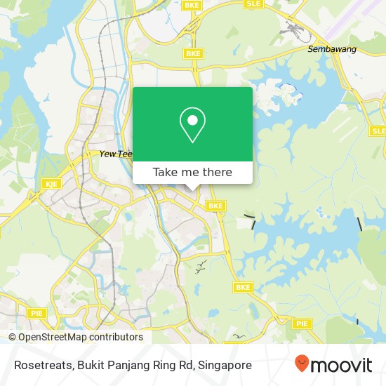 Rosetreats, Bukit Panjang Ring Rd map